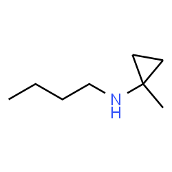 ChemSpider 2D Image | N-Butyl-1-methylcyclopropanamine | C8H17N