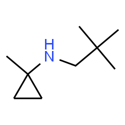 ChemSpider 2D Image | N-(2,2-Dimethylpropyl)-1-methylcyclopropanamine | C9H19N