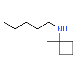 ChemSpider 2D Image | 1-Methyl-N-pentylcyclobutanamine | C10H21N