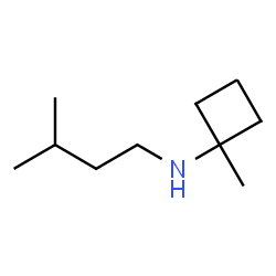ChemSpider 2D Image | 1-Methyl-N-(3-methylbutyl)cyclobutanamine | C10H21N