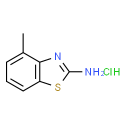 ChemSpider 2D Image | 4-Methyl-1,3-benzothiazol-2-amine hydrochloride (1:1) | C8H9ClN2S