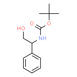ChemSpider 2D Image | tert-Butyl (2-hydroxy-1-phenylethyl)carbamate | C13H19NO3