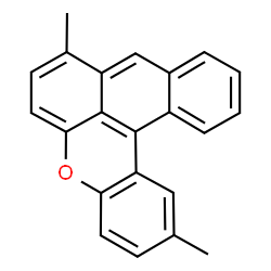 ChemSpider 2D Image | 2,8-Dimethylnaphtho(3,2,1-kl)xanthene | C22H16O