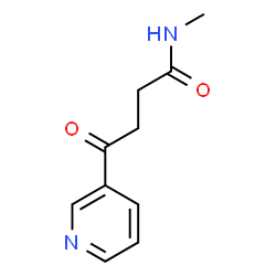 ChemSpider 2D Image | N-Methyl-Î³-oxo-3-pyridinebutanamide | C10H12N2O2