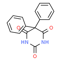 ChemSpider 2D Image | 5,5-diphenylbarbituric acid | C16H12N2O3