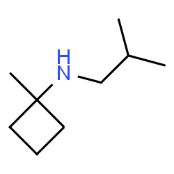 ChemSpider 2D Image | N-Isobutyl-1-methylcyclobutanamine | C9H19N