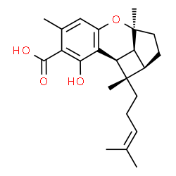 ChemSpider 2D Image | rhododaurichromanic acid A | C23H30O4
