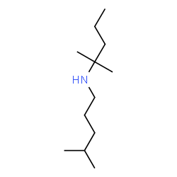 ChemSpider 2D Image | 4-Methyl-N-(2-methyl-2-pentanyl)-1-pentanamine | C12H27N
