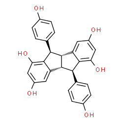 ChemSpider 2D Image | Pallidol | C28H22O6