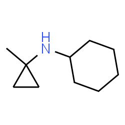 ChemSpider 2D Image | N-(1-Methylcyclopropyl)cyclohexanamine | C10H19N
