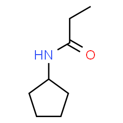 ChemSpider 2D Image | N-Cyclopentylpropanamide | C8H15NO