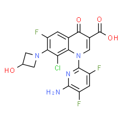 ChemSpider 2D Image | Delafloxacin | C18H12ClF3N4O4