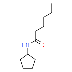 ChemSpider 2D Image | N-Cyclopentylhexanamide | C11H21NO