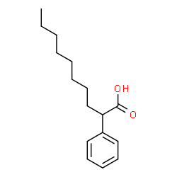 ChemSpider 2D Image | phenyldecanoic acid | C16H24O2