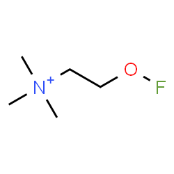 ChemSpider 2D Image | 2-(Fluorooxy)-N,N,N-trimethylethanaminium | C5H13FNO