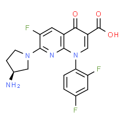 ChemSpider 2D Image | (S)-tosufloxacin | C19H15F3N4O3