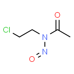 ChemSpider 2D Image | N-(2-Chloroethyl)-N-nitrosoacetamide | C4H7ClN2O2