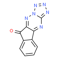ChemSpider 2D Image | 6H-Indeno[1,2-e]tetrazolo[1,5-b][1,2,4]triazin-6-one | C10H4N6O