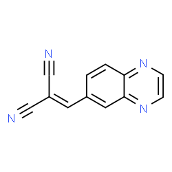 ChemSpider 2D Image | (6-Quinoxalinylmethylene)malononitrile | C12H6N4