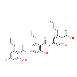 ChemSpider 2D Image | Cytonic acid B | C32H36O10