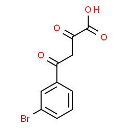 ChemSpider 2D Image | 4-(3-Bromophenyl)-2,4-dioxobutanoic acid | C10H7BrO4