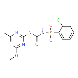 ChemSpider 2D Image | Chlorsulfuron | C12H12ClN5O4S