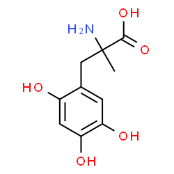 ChemSpider 2D Image | 2,5-Dihydroxy-alpha-methyltyrosine | C10H13NO5