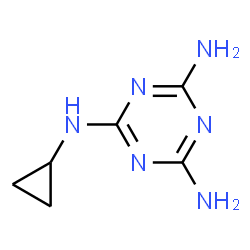ChemSpider 2D Image | Cyromazine | C6H10N6