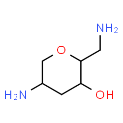 ChemSpider 2D Image | 1,5-Diamino-2,6-anhydro-1,4,5-trideoxyhexitol | C6H14N2O2