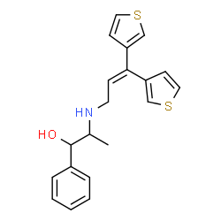ChemSpider 2D Image | tinofedrine | C20H21NOS2