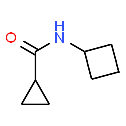 ChemSpider 2D Image | N-Cyclobutylcyclopropanecarboxamide | C8H13NO