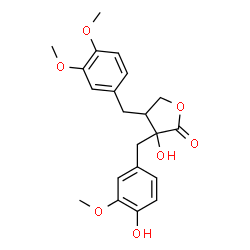 ChemSpider 2D Image | Trachelogenin | C21H24O7