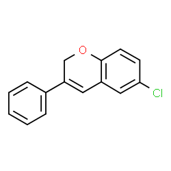 ChemSpider 2D Image | 6-Chloro-3-phenyl-2H-chromene | C15H11ClO