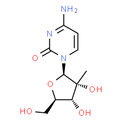 ChemSpider 2D Image | 2'-C-Methylcytidine | C10H15N3O5