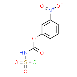 ChemSpider 2D Image | 3-Nitrophenyl (chlorosulfonyl)carbamate | C7H5ClN2O6S
