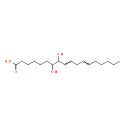 ChemSpider 2D Image | 7,8-Dihydroxy-9,12-octadecadienoic acid | C18H32O4