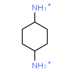 ChemSpider 2D Image | 1,4-Cyclohexanediaminium | C6H16N2