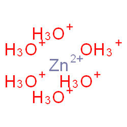 ChemSpider 2D Image | hexaoxonium zinc | H18O6Zn