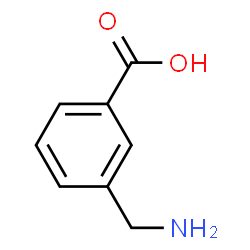 ChemSpider 2D Image | 3-Aminomethylbenzoicacid | C8H9NO2