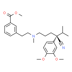 ChemSpider 2D Image | Etripamil | C27H36N2O4
