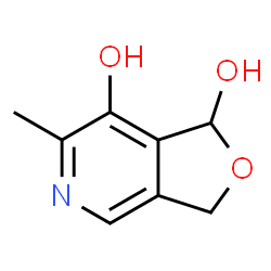 ChemSpider 2D Image | 6-Methyl-1,3-dihydrofuro[3,4-c]pyridine-1,7-diol | C8H9NO3