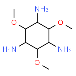 ChemSpider 2D Image | 1,3,5-triamino-2,4,6-trimethoxycyclohexane | C9H21N3O3