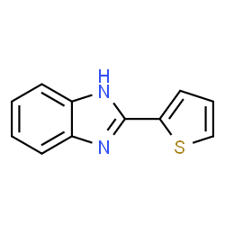 ChemSpider 2D Image | 2-(2-Thienyl)-1H-benzimidazole | C11H8N2S