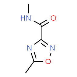 ChemSpider 2D Image | N,5-Dimethyl-1,2,4-oxadiazole-3-carboxamide | C5H7N3O2