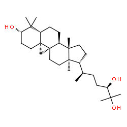 ChemSpider 2D Image | (3beta,9beta,24R)-9,19-Cyclolanostane-3,24,25-triol | C30H52O3