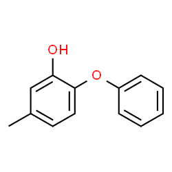ChemSpider 2D Image | 5-Methyl-2-phenoxyphenol | C13H12O2