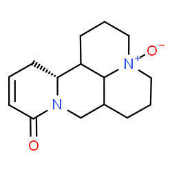 ChemSpider 2D Image | (13aR)-2,3,6,7,7a,8,13,13a,13b,13c-Decahydro-1H,5H,10H-dipyrido[2,1-f:3',2',1'-ij][1,6]naphthyridin-10-one 4-oxide | C15H22N2O2