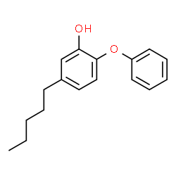 ChemSpider 2D Image | 5-Pentyl-2-phenoxyphenol | C17H20O2