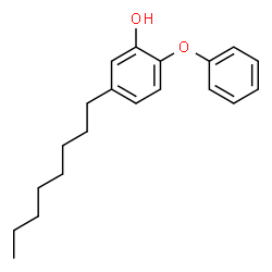 ChemSpider 2D Image | 5-Octyl-2-phenoxyphenol | C20H26O2