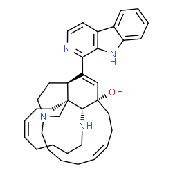 ChemSpider 2D Image | Manzamine J | C36H46N4O